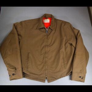 Vintage Penneys Big Mac 60s Penn-Prest Brown Fleece Lined Talon Full Zip